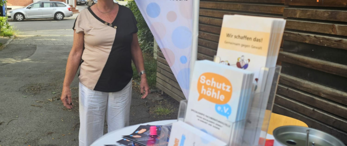 Schutzhöhle e.V. bei der „Celebration of Women“ in Hof